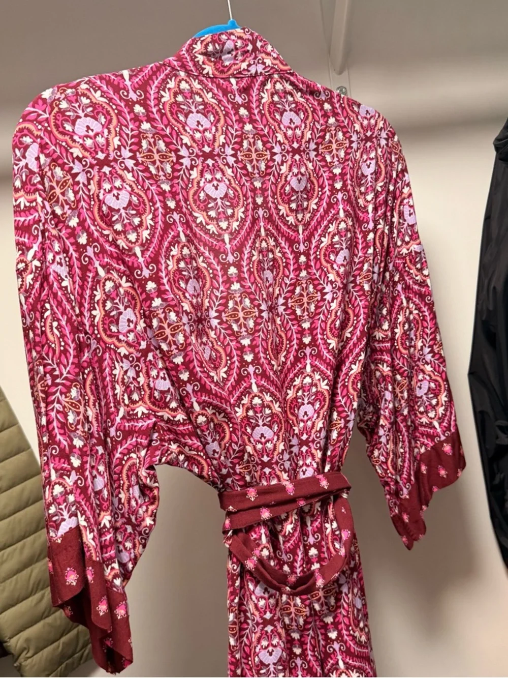 Target Gilligan & O'Malley Paisley Boho Kimono Robe | XS/S - Picture 6 of 6